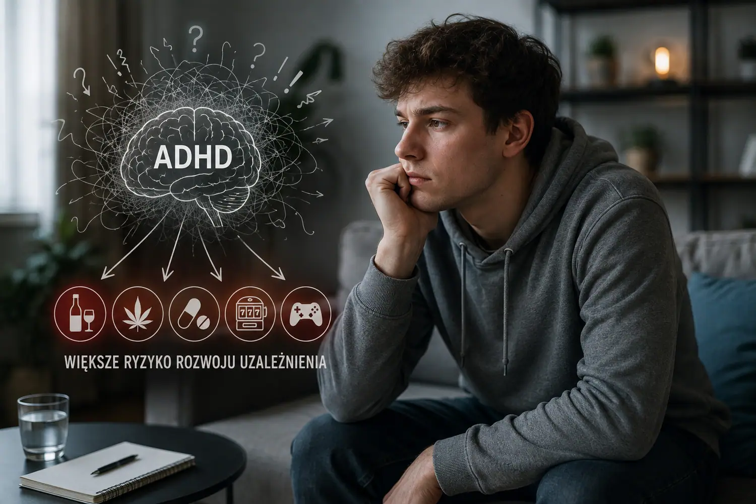 ADHD a większe ryzyko rozwoju uzależnienia