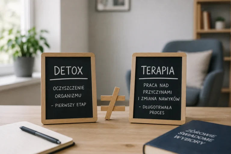 Detoks a terapia uzależnienia – dlaczego to nie jest to samo?